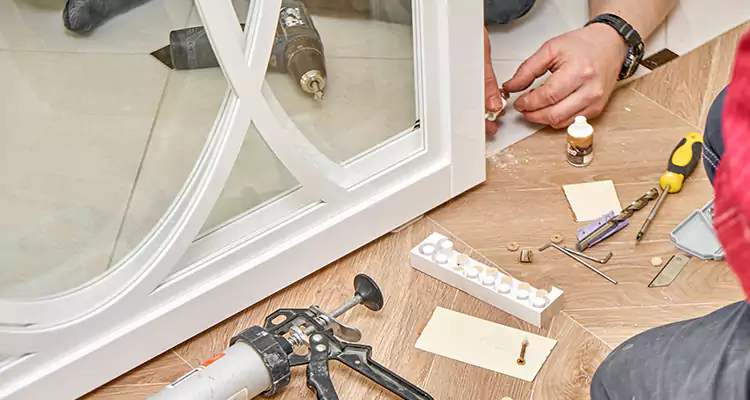 Interior Patio Door Casing Repair in Marco Island, FL