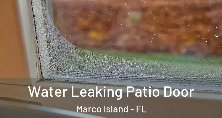Water Leaking Patio Door Marco Island - FL